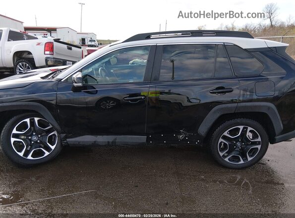 2T3J1RFV1KW034455 2019 TOYOTA RAV4 Black Vista interior trasera