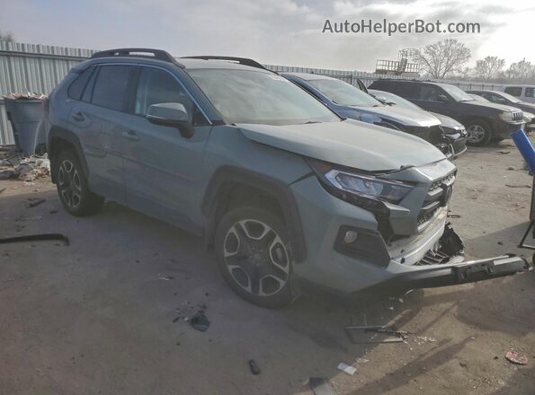 2T3J1RFV2KW010133 2019 TOYOTA RAV4 Серый Передняя правая четверть