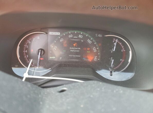 2T3J1RFV2KW010133 2019 TOYOTA RAV4 Серый Вид щитка приборов
