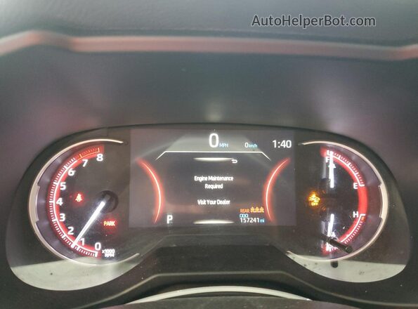 2T3J1RFV3LC097656 2020 TOYOTA RAV4 Blue Instrument cluster view