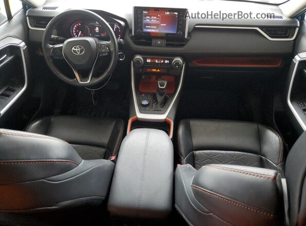 2T3J1RFV3LC097656 2020 TOYOTA RAV4 Blue Dashboard view