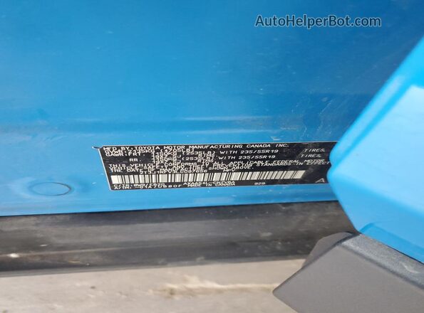 2T3J1RFV3LC097656 2020 TOYOTA RAV4 Blue 360 interior view