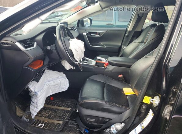 2T3J1RFV8MW185196 2021 TOYOTA RAV4 Black Widok wnętrza z przodu