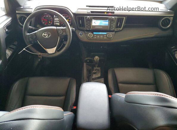 2T3JFREV7HW574341 2017 TOYOTA RAV4 White Widok deski rozdzielczej