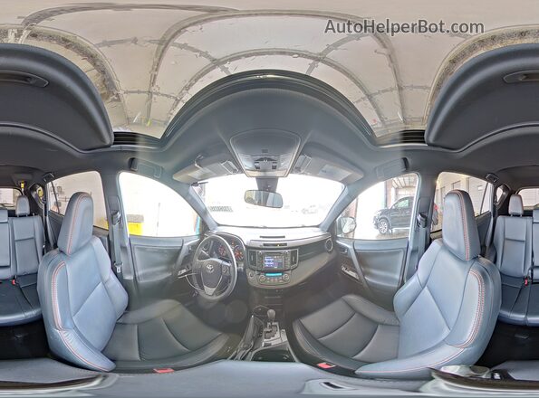 2T3JFREV7HW574341 2017 TOYOTA RAV4 White Widok wnętrza 360 stopni