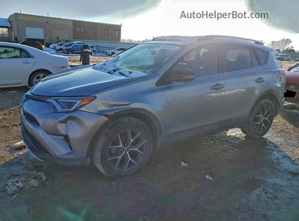 2T3NFREV0GW245447 2016 TOYOTA RAV4 Silver Առջևի ձախ երեք քառորդ տեսարան