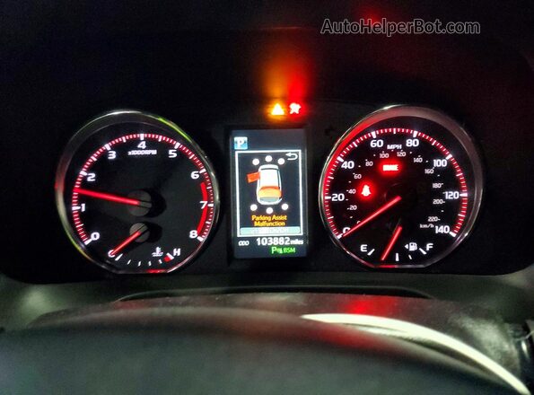 2T3NFREV5GW260137 2016 TOYOTA RAV4 Синий Вид щитка приборов