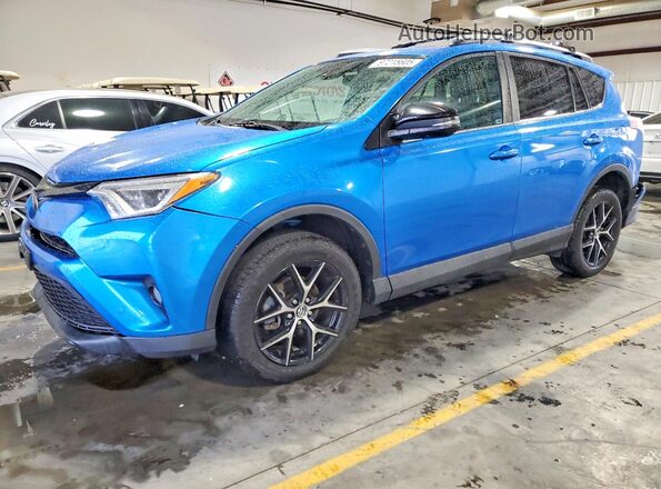 2T3NFREV5GW260137 2016 TOYOTA RAV4 Синий Передняя левая четверть
