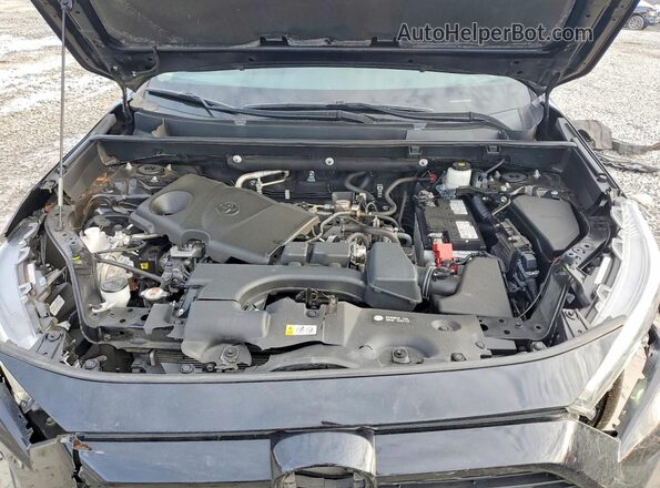 2T3P1RFV0NW271596 2022 TOYOTA LE Black Vista del compartimento del motor