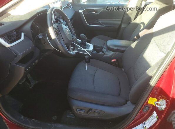 2T3P1RFV7KC043706 2019 TOYOTA LE Red Widok wnętrza z przodu
