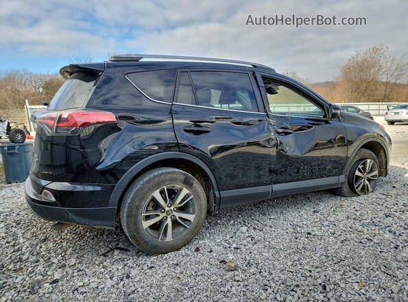 2T3RFREVXJW742143 2018 TOYOTA RAV4 Черный Задняя правая четверть