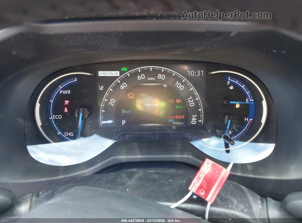 2T3UWRFV3SW290742 2025 TOYOTA RAV4 HYBRID Green Rear seats view
