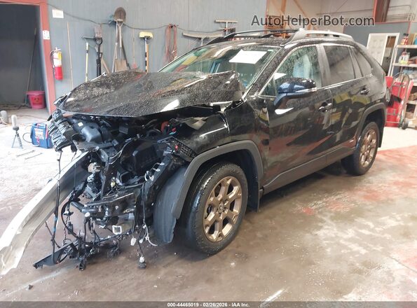 2T3UWRFV9SW252884 2025 TOYOTA RAV4 HYBRID Черный Передняя левая четверть