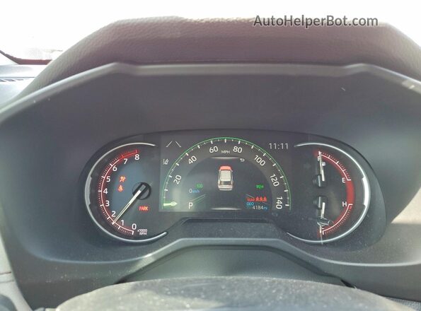 2T3W1RFV5SW418390 2025 TOYOTA RAV4 Red Vista del cuadro de instrumentos