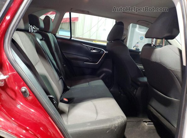 2T3W1RFV7KW010179 2019 TOYOTA LE Burgundy Вид задньої частини салону