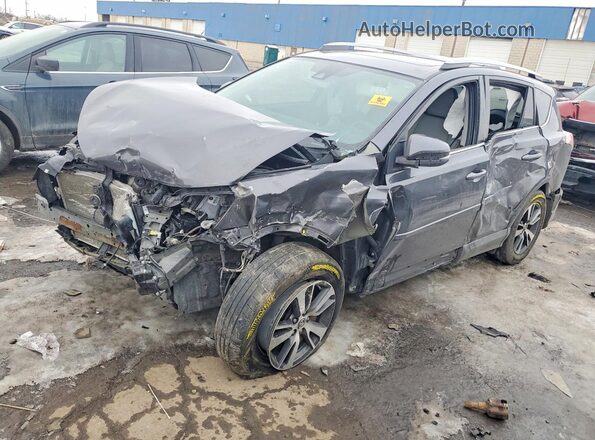 2T3WFREV4JW496922 2018 TOYOTA RAV4 Серый Передняя левая четверть