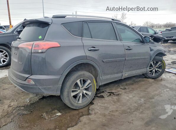 2T3WFREV4JW496922 2018 TOYOTA RAV4 Серый Задняя правая четверть