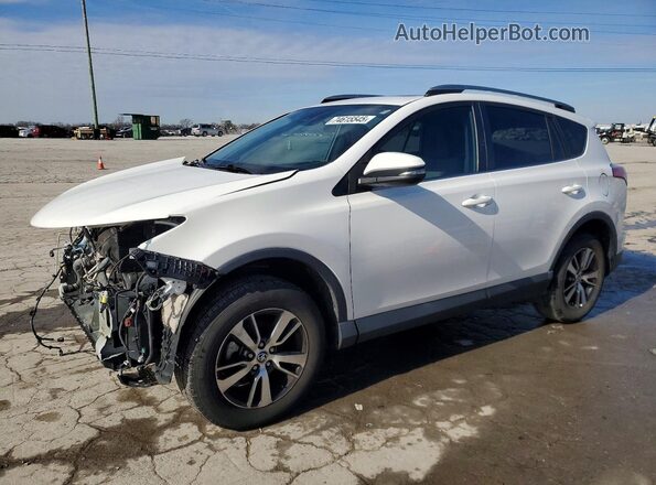 2T3WFREV5JW521519 2018 TOYOTA RAV4 Белый Передняя левая четверть
