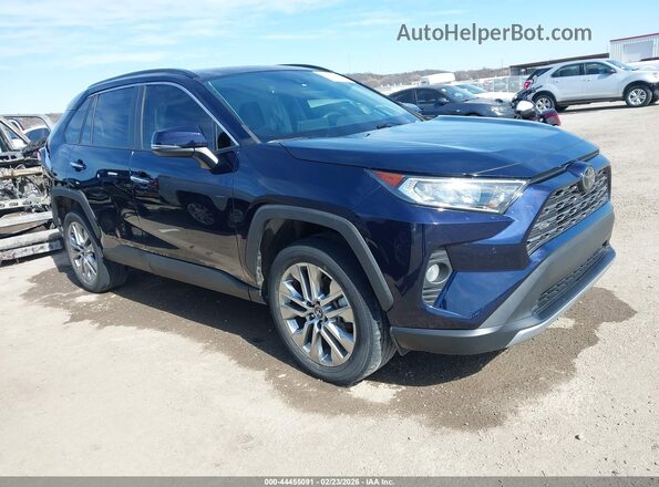 2T3Y1RFVXMC088808 2021 TOYOTA LIMITED Синий Передняя правая четверть