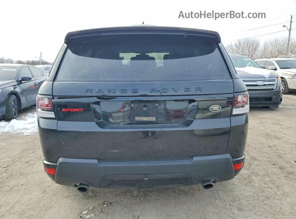 SALWS2VFXGA573241 2016 LAND ROVER RANGE ROVER Black წინა სალონის ხედი