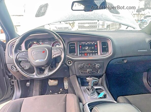 2C3CDXGJ1KH662732 2019 DODGE CHARGER Серый Вид задних сидений