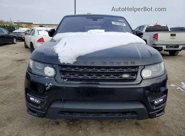 SALWS2VFXGA573241 2016 LAND ROVER RANGE ROVER Black უკანა ხედი