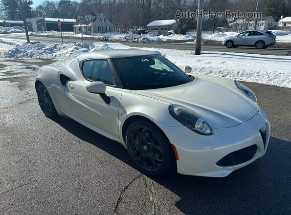 ZARBAAA41GM177436 2016 ALFA ROMEO 4C White Задня ліва чверть