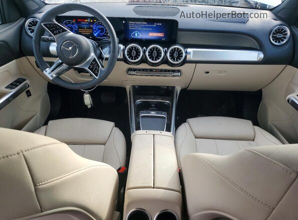 W1N9M1DB8RN102653 2024 MERCEDES-BENZ EQB White ხელსაწყოთა პანელის ხედი