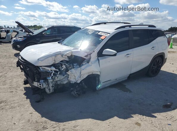 3GKALMEV0NL252451 2022 GMC TERRAIN Белый Задняя левая четверть