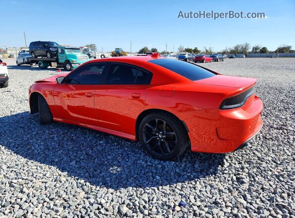 2C3CDXCT2MH588599 2021 DODGE CHARGER Orange Rear right