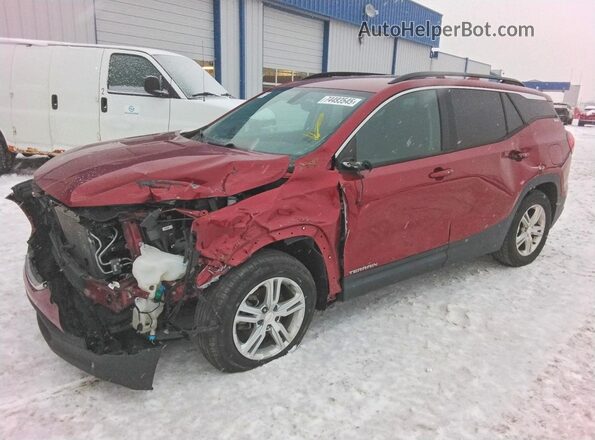 3GKALMEV0KL282500 2019 GMC TERRAIN Красный Задняя левая четверть