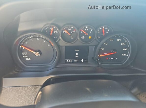 2GCUDAED6R1241005 2024 CHEVROLET SILVERADO Белый Вид щитка приборов