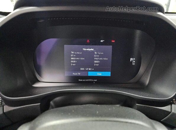 YV4ED3UB1N2758705 2022 VOLVO XC40 Серый Вид щитка приборов