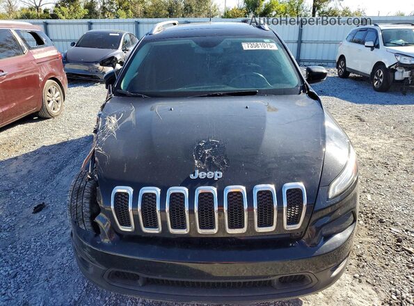 1C4PJLCB1HW613523 2017 JEEP CHEROKEE Черный Вид сзади