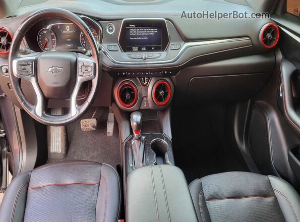 3GNKBERS9MS546368 2021 CHEVROLET BLAZER Угольный Вид задних сидений