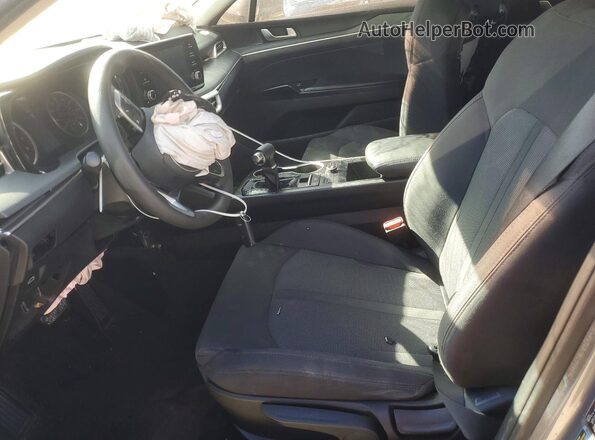 5XXG14J29MG025423 2021 KIA K5 Gray Առջևի վահանակի տեսք