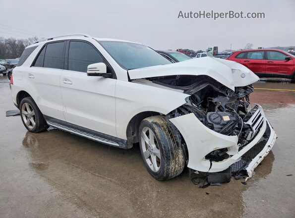 4JGDA5JB5HA831202 2017 MERCEDES-BENZ GLE Белый Вид спереди