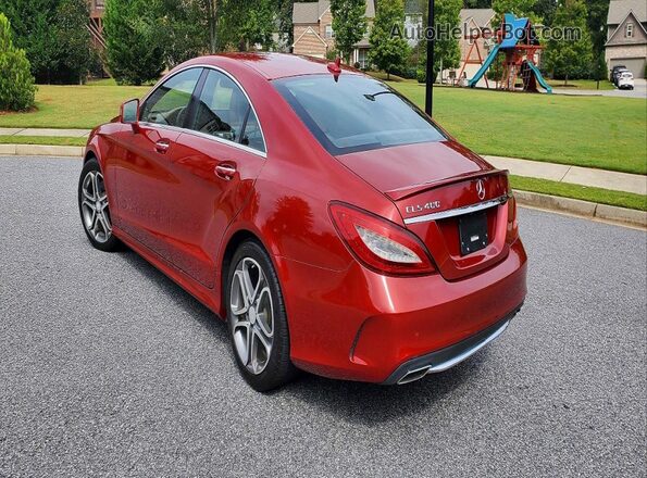 WDDLJ6FB2GA160705 2016 MERCEDES-BENZ CLS-CLASS Red Przód prawy