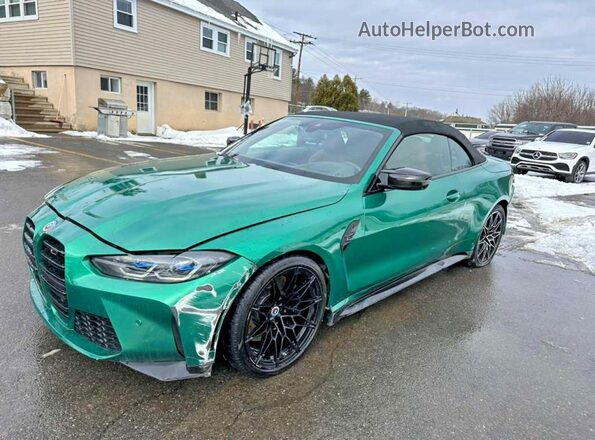 WBS33BA05PCM43860 2023 BMW M4 Green Trasero izquierdo