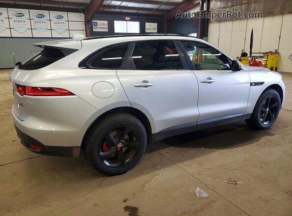 SADCJ2GX9JA290635 2018 JAGUAR F-PACE Серебряный Передняя правая четверть