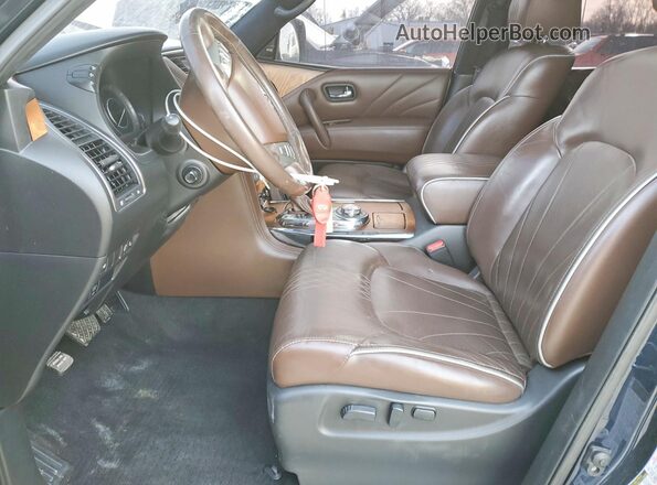 JN8AZ2NE6G9120440 2016 INFINITI QX80 Черный Вид панели приборов