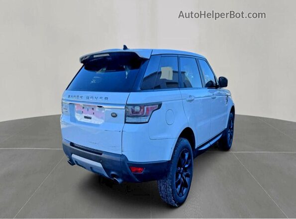 SALWR2VF4GA649550 2016 LAND ROVER RANGE Белый Передняя правая четверть