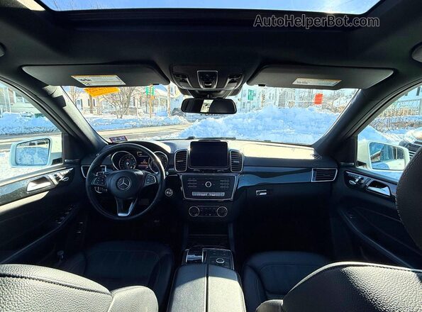 4JGDF6EE9KB220795 2019 MERCEDES-BENZ GLS White VIN კოდის სტიკერის ხედი