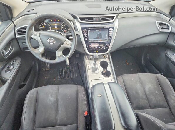 5N1AZ2MH8HN124047 2017 NISSAN MURANO Silver Widok zestawu wskaźników