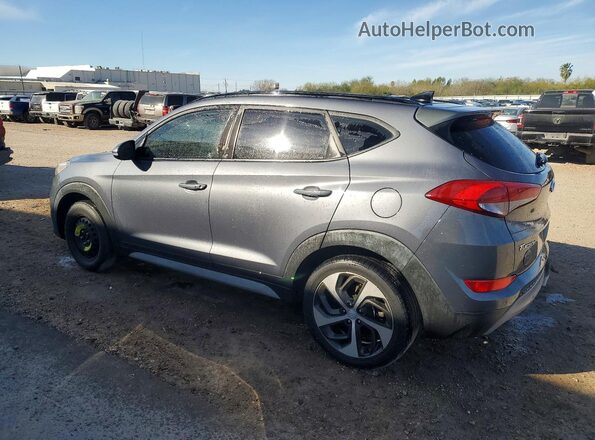 KM8J33A23JU629142 2018 HYUNDAI TUCSON Серый Задняя правая четверть