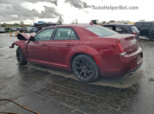 2C3CCABG5KH654015 2019 CHRYSLER 300 Бордовый Задняя правая четверть