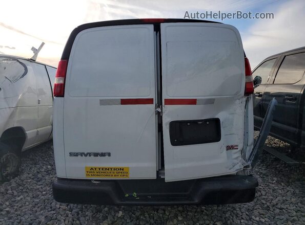 1GTW7AFP4P1111896 2023 GMC SAVANA White Вид салону спереду
