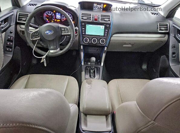 JF2SJAXC0GH468013 2016 SUBARU FORESTER 2.5I TO Серебряный Вид щитка приборов