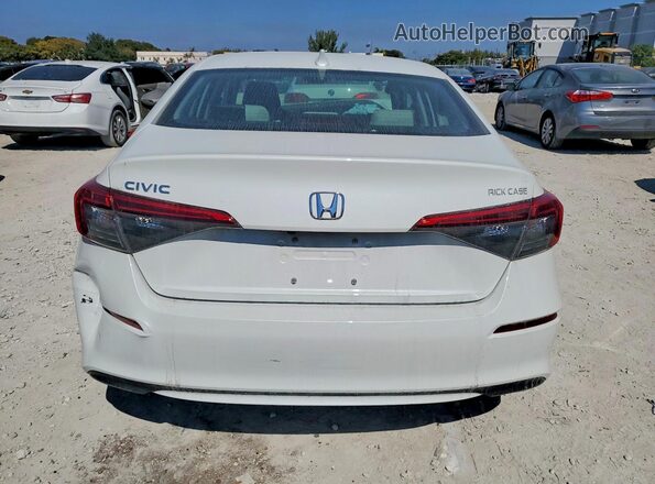2HGFE2F23RH508456 2024 HONDA CIVIC White Widok wnętrza z przodu