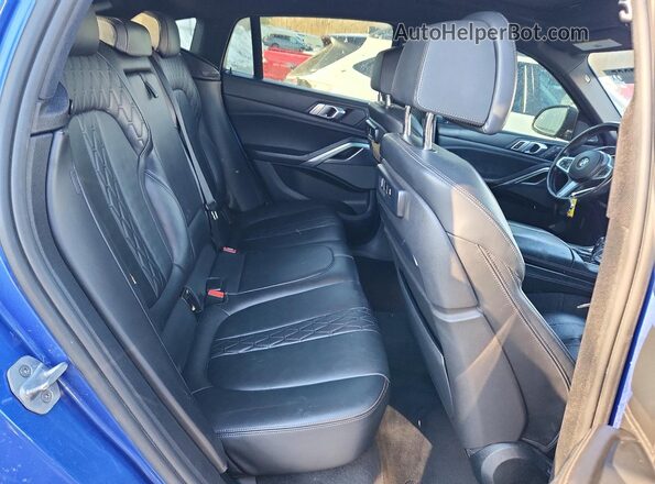 5UXCY8C05L9B07238 2020 BMW X6 Blue Widok komory silnika